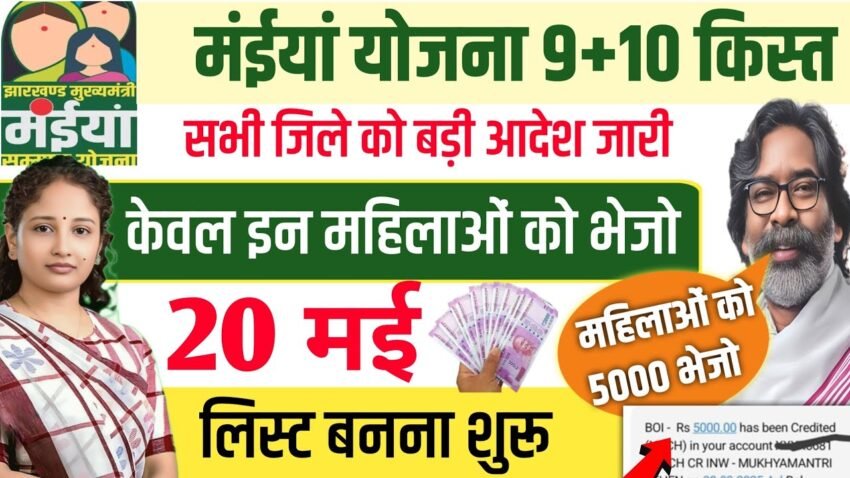 Maiya Samman Yojana 2025 ₹5000 Installment